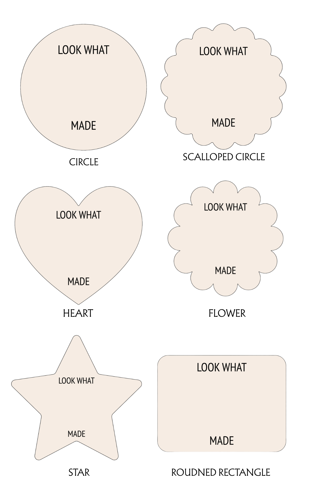 PERSONALIZED "LOOK WHAT I MADE"  | Magnet