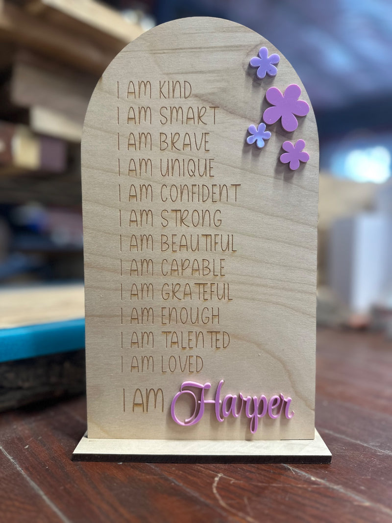 PERSONALIZED AFFIRMATION BOARDS